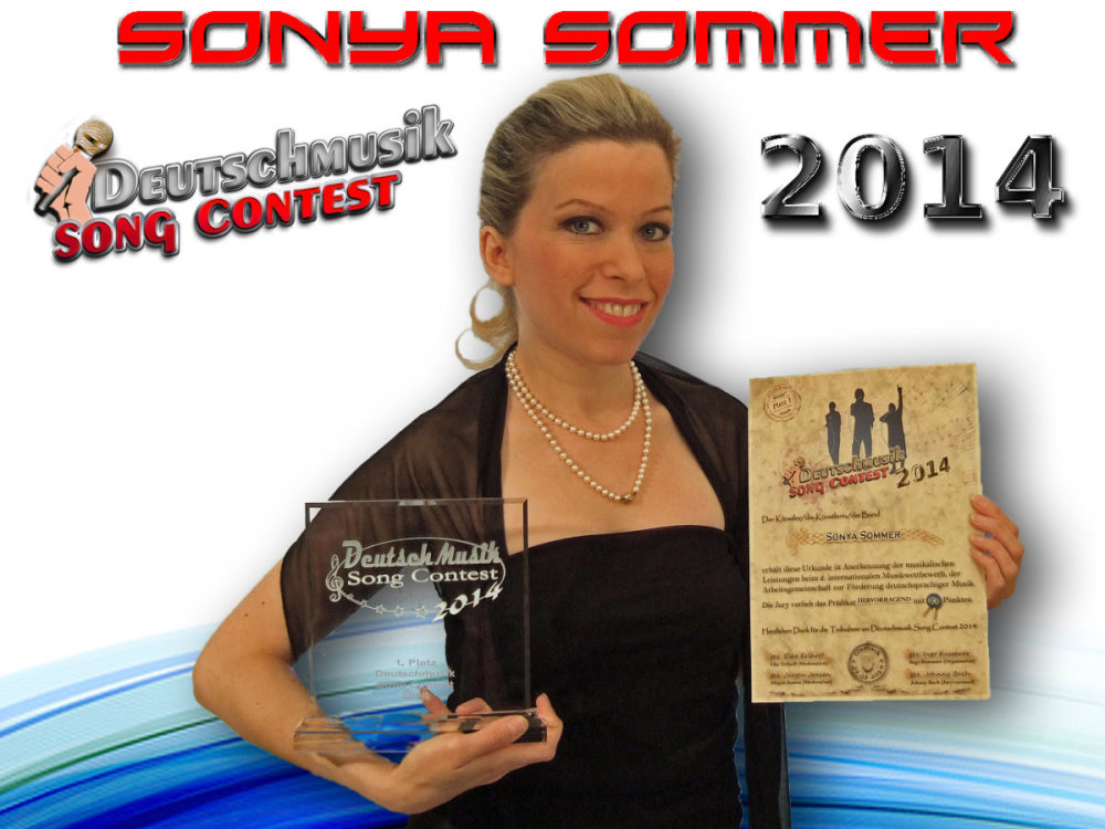 Deutsche-Politik-News.de | Sonya Sommer gewinnt Deutschmusik Song Contest 2014
